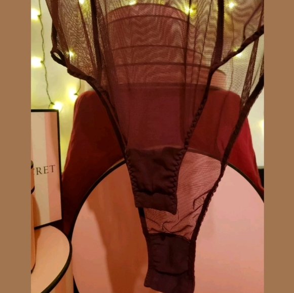 Victoria Secret Snap Crotch Teddy Plum Purple - Picture 3 of 4